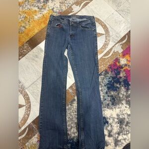 Tuff Women's Dark Blue Straight Leg Jeans